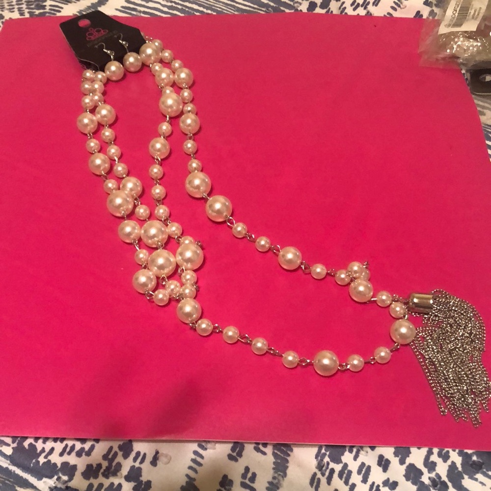 Necklace and earrings